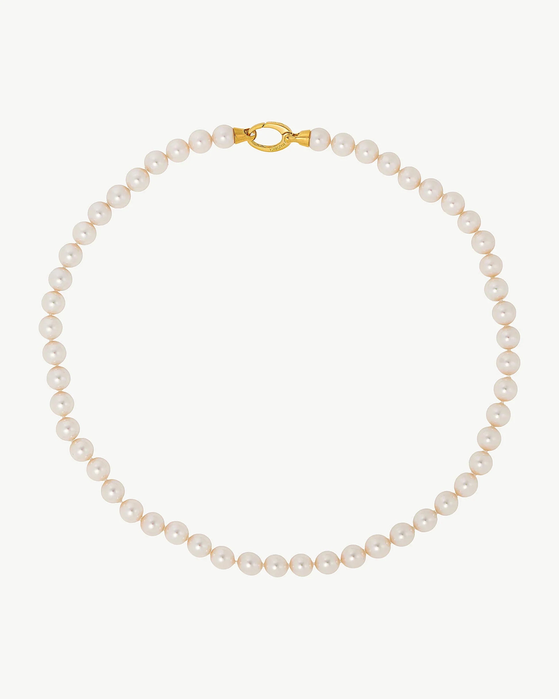 Zita - Lyra auksinis klasikinis vėrinys su 8mm perlu