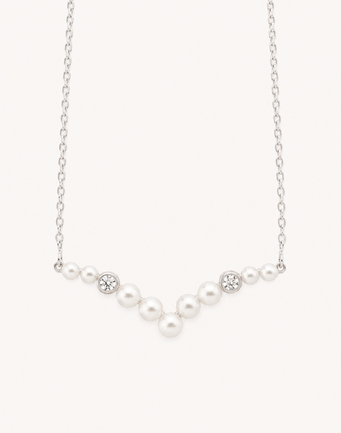 Vaiva - Arabesque sidabrinis vėrinys su 3/4mm perlais