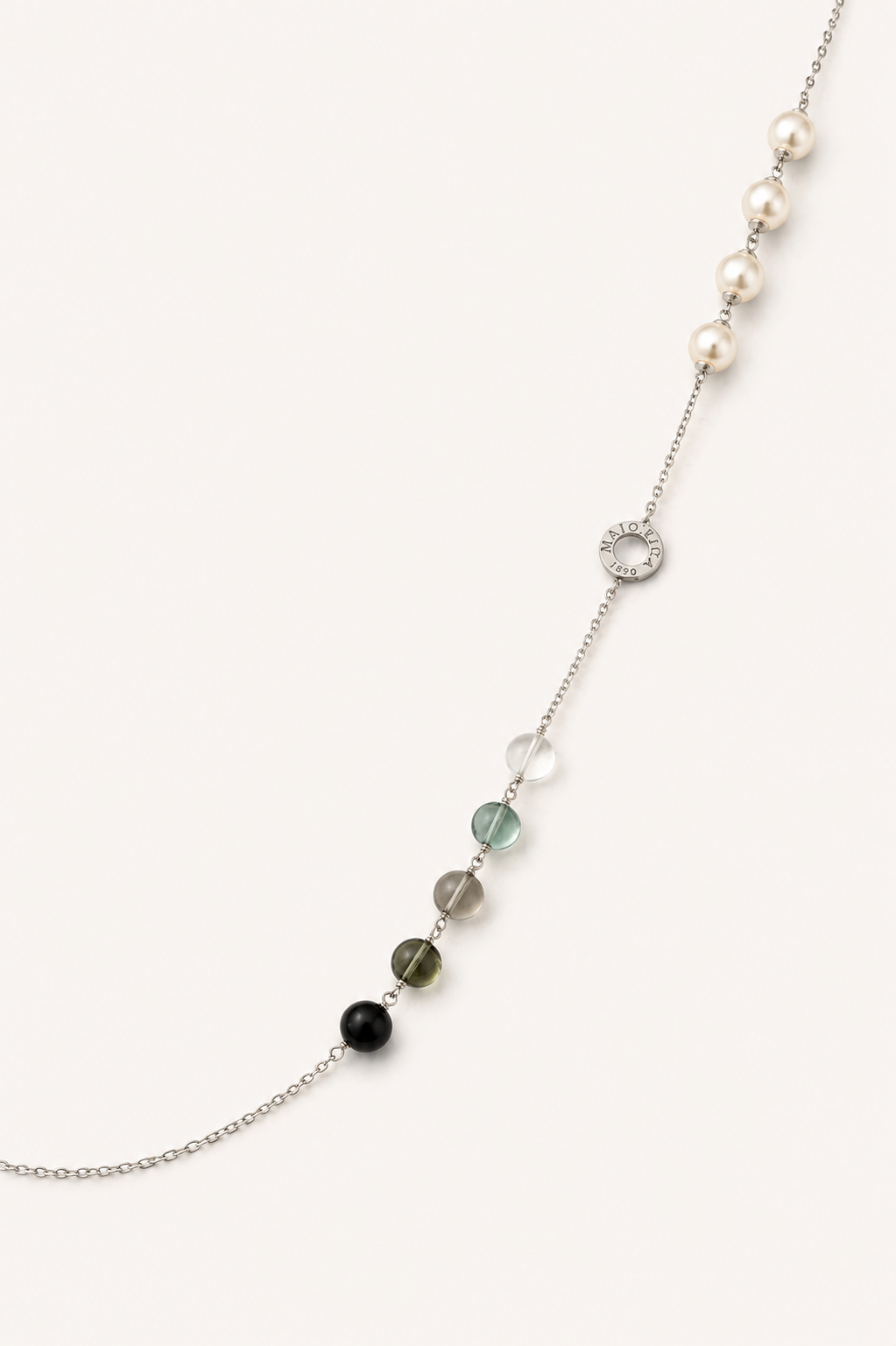 Laima - Murano vėrinys su 8mm perlais