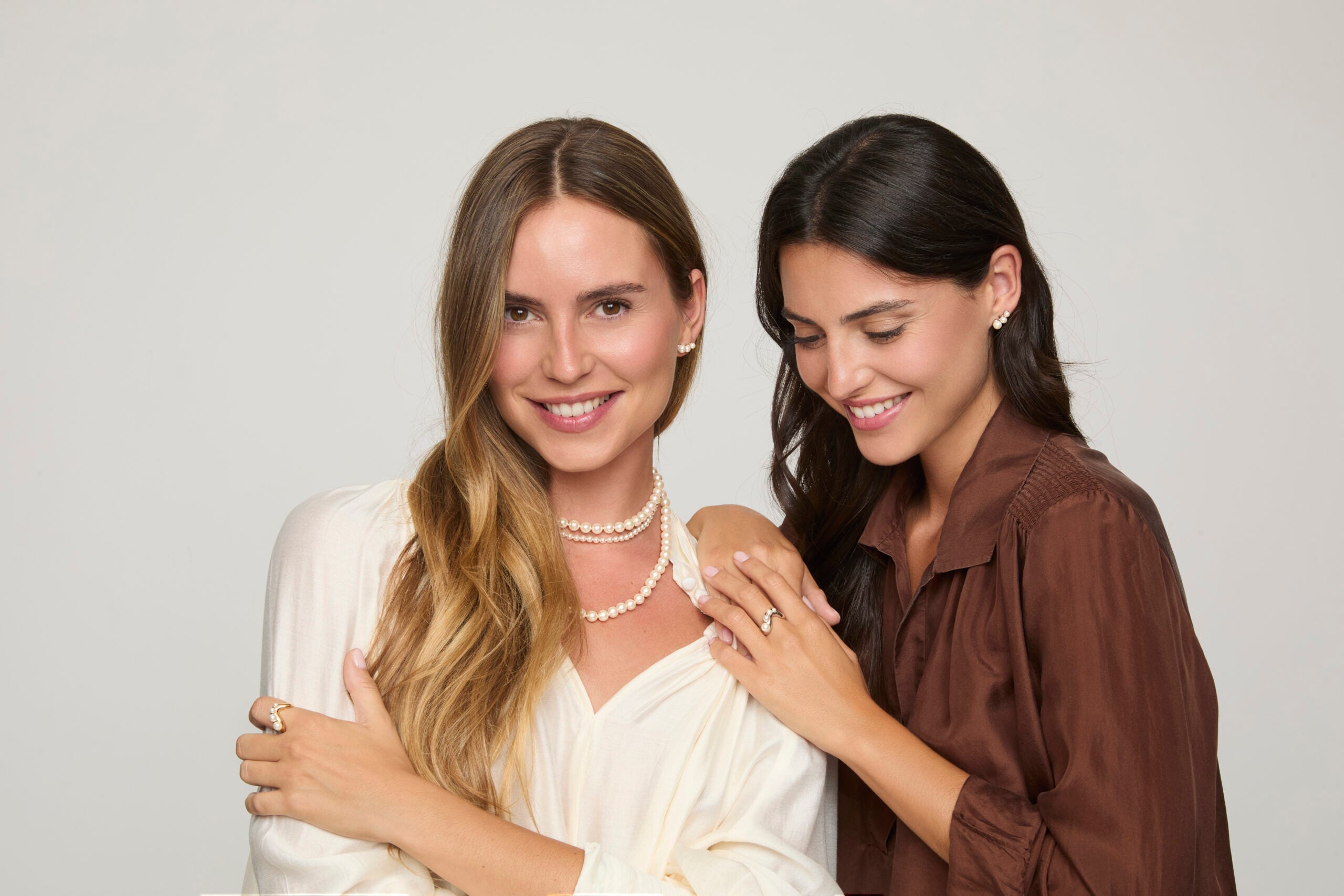 Aušrinė - Essence sidabrinis vėrinys su 4,6mm perlu
