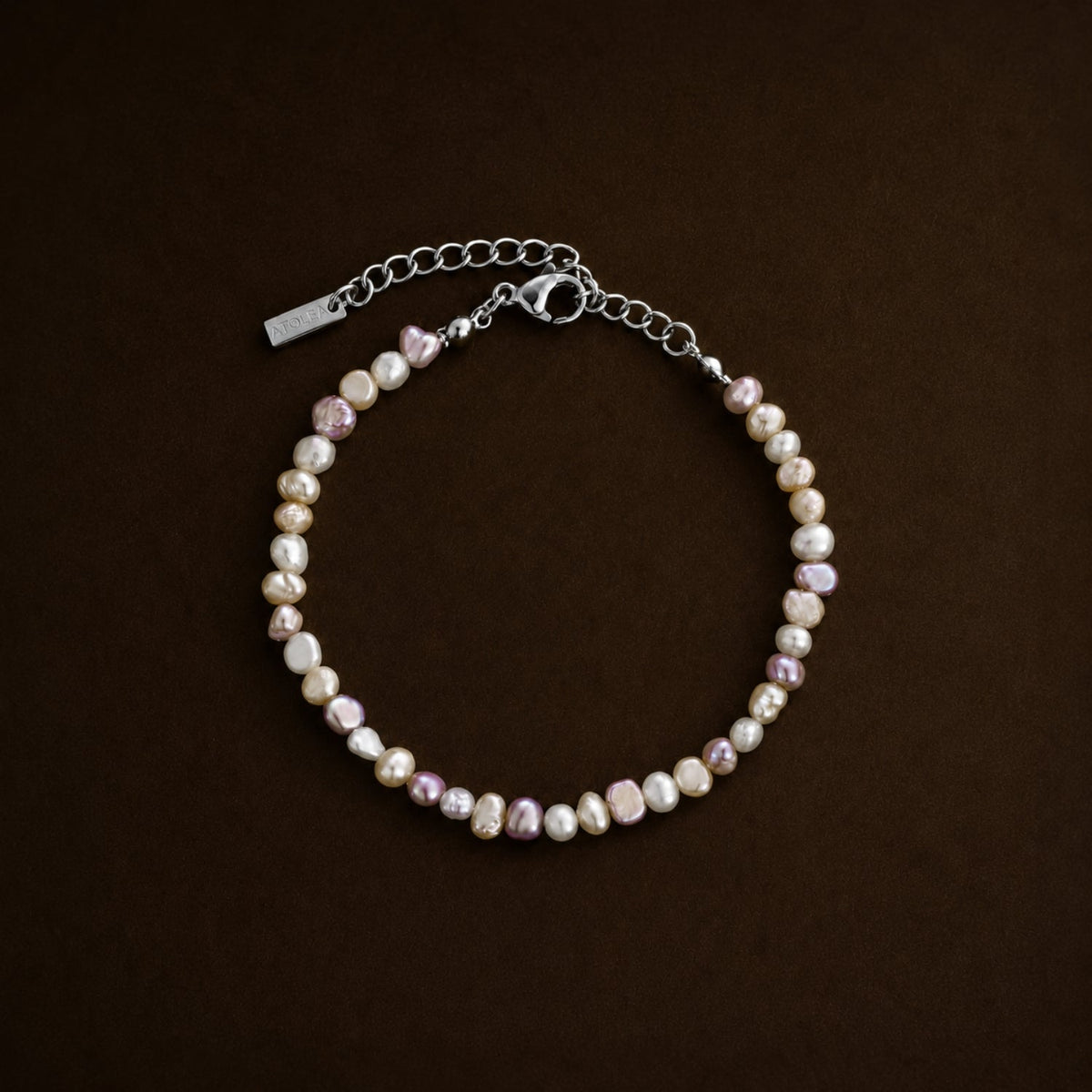 Perla Rosa Anklet